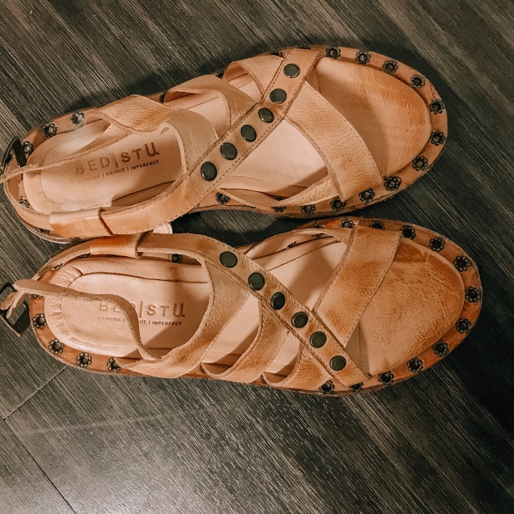 BED STU Womens Kavala Leather Sandals